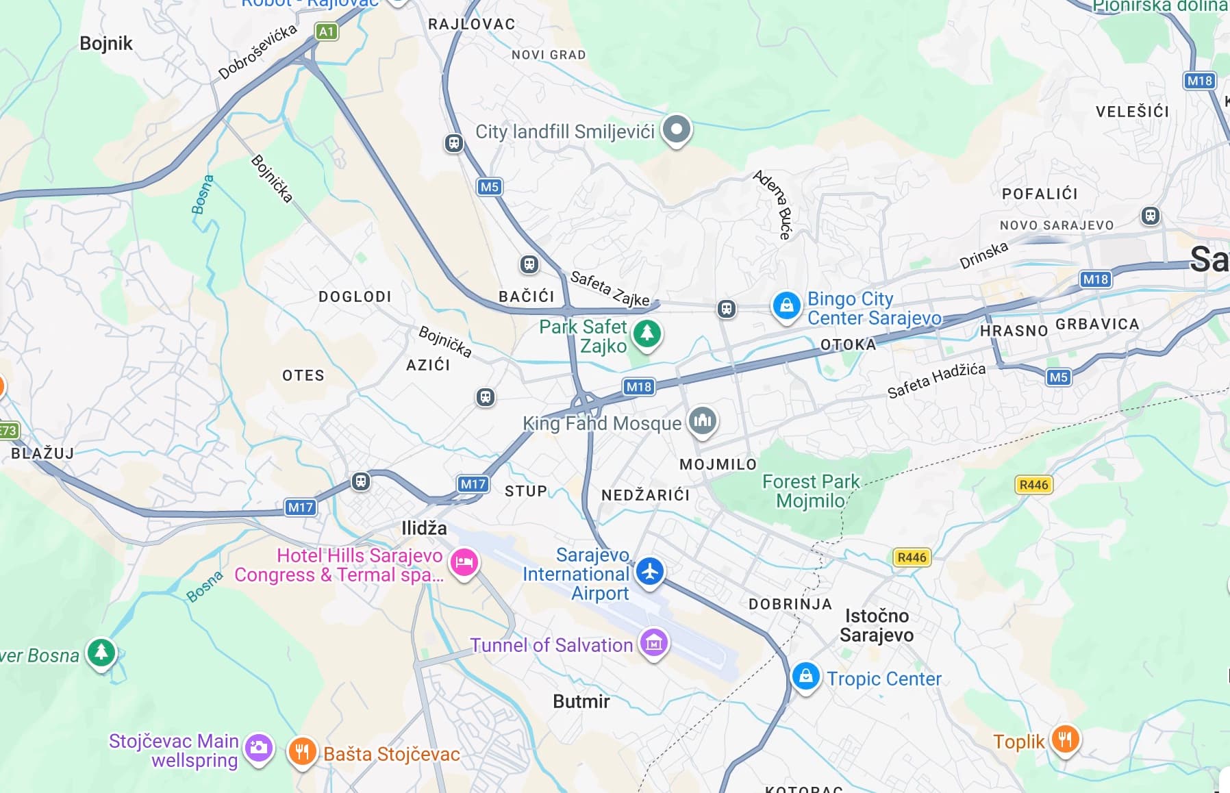 Mapa vozača uživo
